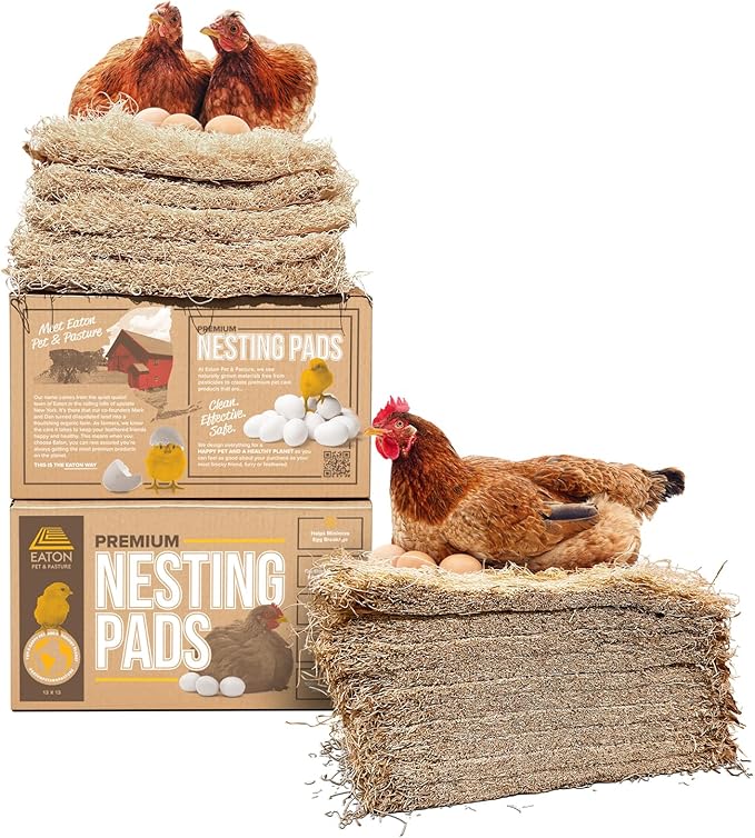 Nesting mat for laying hens
