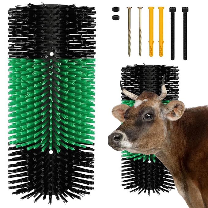 Livestock Scratching Brush with 4 Screws