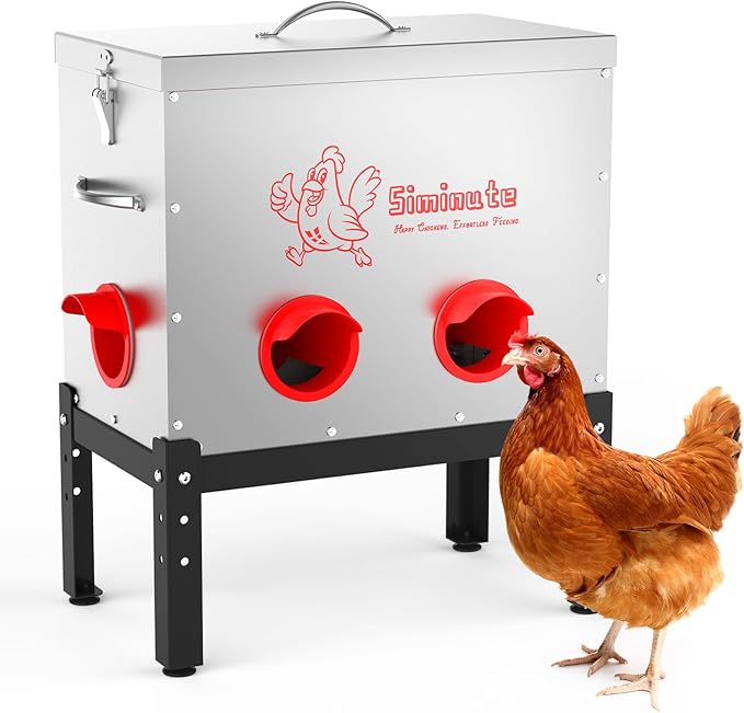 Automatic Chicken Feeder – 40 lb Capacity